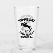 Happy Day Stables, Riding Academy, Norridge, IL Glas (Achterkant)