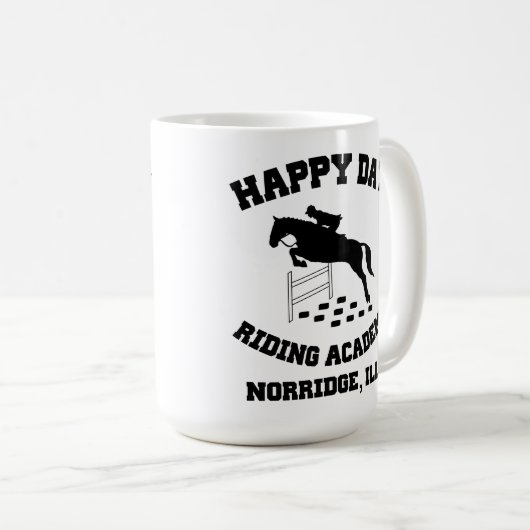 Happy Day Stables, Riding Academy, Norridge, IL Koffiemok (Voorkant rechts)