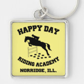 Happy Day Stables, Riding Academy, Norridge, IL Sleutelhanger (Voorkant)