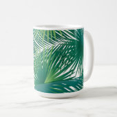 Happy Day Travel Tropische palmboom verlaat Oerwou Koffiemok (Voorkant rechts)