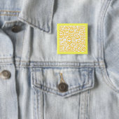 Happy Day_ Vierkante Button 5,1 Cm (In situ)