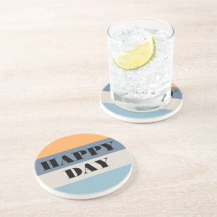 Happy Day Zandsteen Onderzetter
