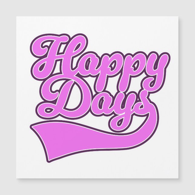 Happy Days (Voorkant)