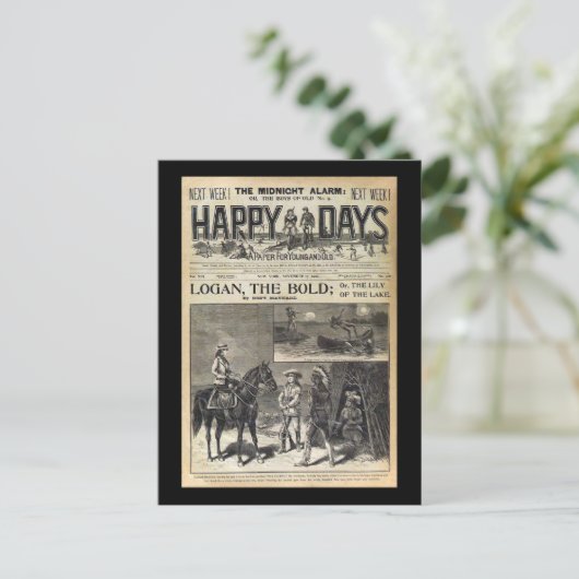 Happy Days A Paper for Young and Old 1905 Briefkaart (Staand voorkant)