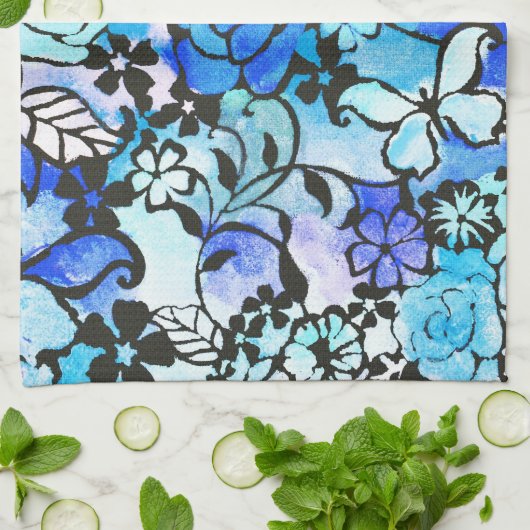 Happy Days are Here Again Theedoek (Gevouwen)