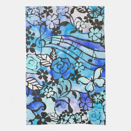 Happy Days are Here Again Theedoek (Verticaal)