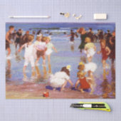Happy Days at the Beach (door E.H. Potthast) Tissuepapier (Craft)