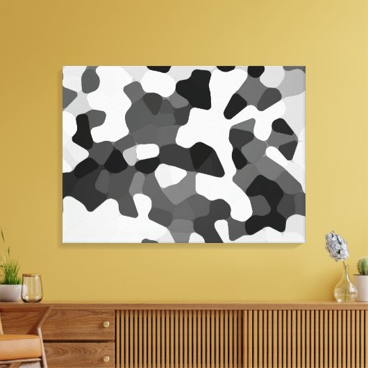 Happy Days B&W by RRW 2025 Canvas Afdruk (Insitu (Woonkamer))