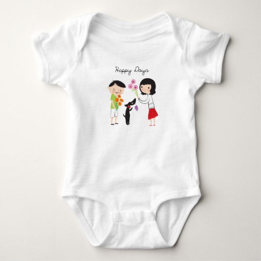 Happy Days Coco & US baby gro Romper (Voorkant)