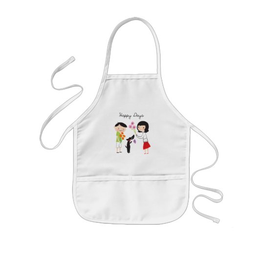 Happy Days Coco & US Kind Apron Kinder Schort (Voorkant)