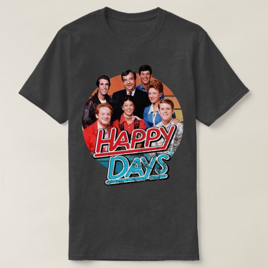 Happy Days sitcom 1974 T-shirt (Design voorkant)