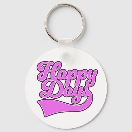 Happy Days Sleutelhanger (Achterkant)