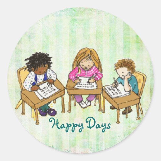 Happy Days stickers (Voorkant)