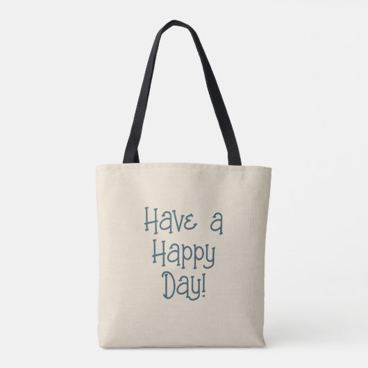 Happy Days Tote Bag (Achterkant)