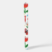 Happy Days - Vrolijke Bloem en Vrienden Patroon Case-Mate iPhone Case (Achterkant / Links)