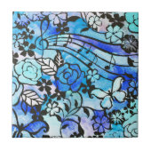 Happy Days zijn hier weer keramische Tegel Tegeltje (Voorkant)