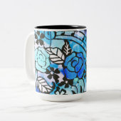 Happy Days zijn hier weer twee tonen koffie Mok (Voorkant links)