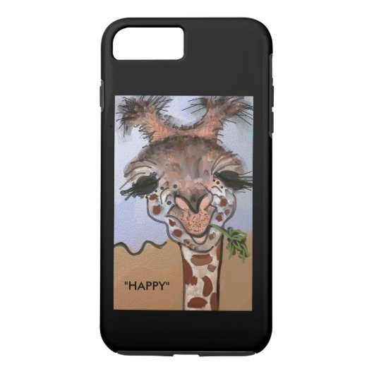 "HAPPY" de Giraffe" Case-Mate iPhone Case (Achterkant)