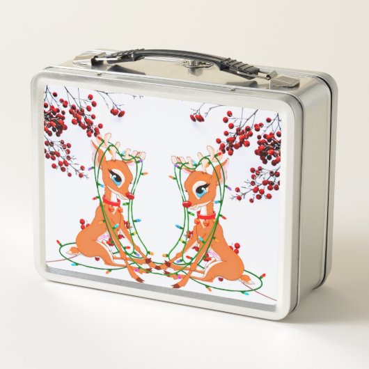 Happy Deer Lunch Box voor kinderen (Achterkant)