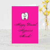Happy Dental Hygienist Month! Kaart (Gele Bloem)
