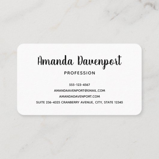 Happy Dental Tooth-glimlach Visitekaartje (Achterkant)