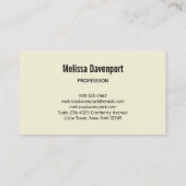 Happy Dental Tooth-glimlach Visitekaartje (Achterkant)