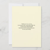 Happy Dental Tooth glimlachend Cute Hartelijk dank Bedankkaart (Achterkant)