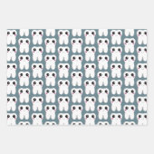 Happy Dental Tooth glimlachend Cute Pattern Inpakpapier Vel (Voorkant 2)