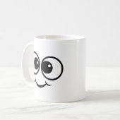 Happy Derp Face Coffee-Mok Koffiemok (Voorkant links)