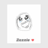 Happy Derp Meme Sticker (Vel)