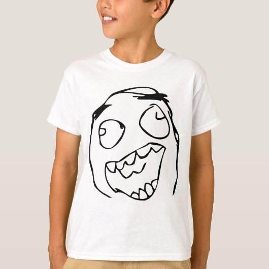 Happy derp-meme t-shirt (Voorkant)