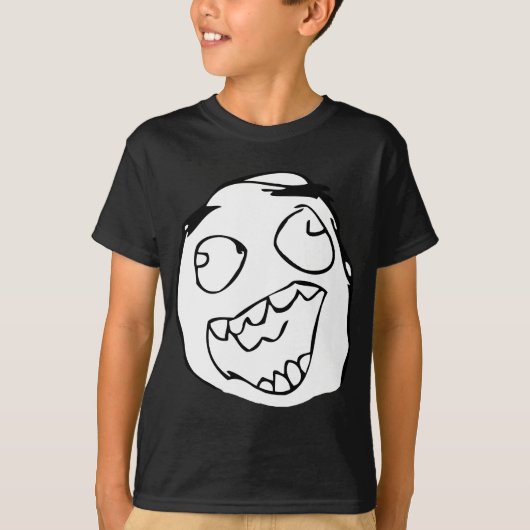 Happy derp-meme t-shirt (Voorkant)