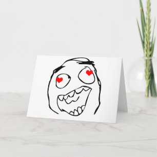 Happy derp Valentijn uit liefde - meme Feestdagen Kaart