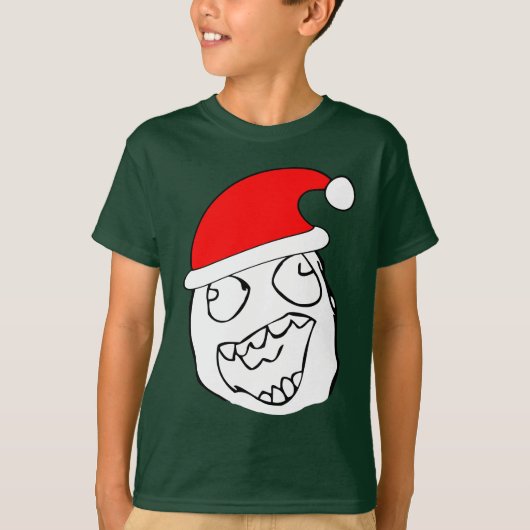 Happy Derp Xmas-thema T-shirt (Voorkant)