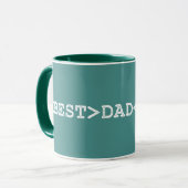Happy Developer Fathers Day - Beste pa Ever Stamp Mok (Voorkant links)
