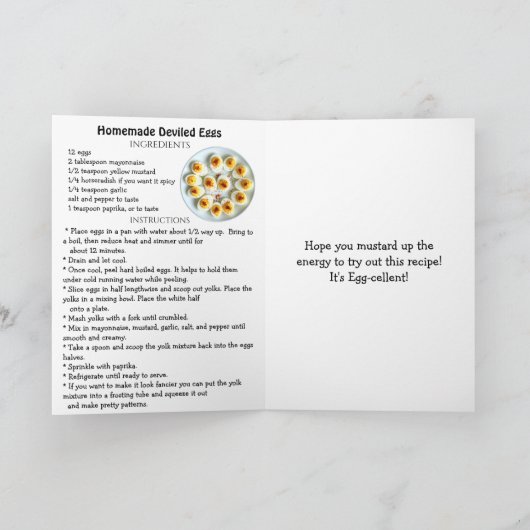 Happy Deviled Egg Day | November 2nd Kaart (Binnen)