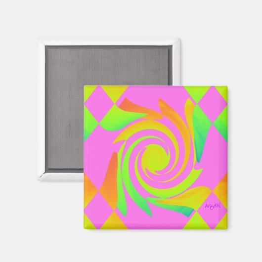 Happy Diamonds magnet (Voorkant / Achterkant)