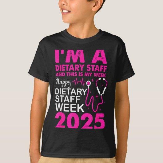 Happy Dietary Staff Week 2025 Dietary Staffs Day  T-shirt (Voorkant)