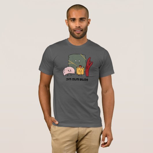 Happy Dim Sum Buds T-shirt (Voorkant volledig)