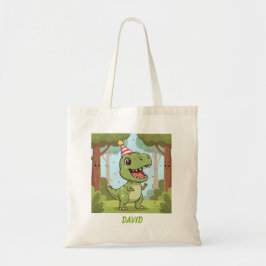 Happy Dino Canvas tas