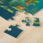 Happy Dinosaur Friends Legpuzzel (Zijkant)