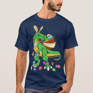 Happy Dinosaur Paaster Bunny Easter Funny Dinos T-shirt