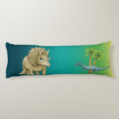 Happy Dinosaur vrienden Lichaamskussen (Achterkant)