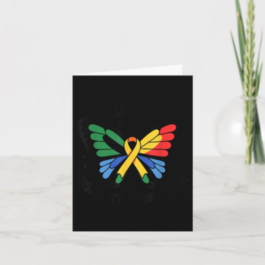Happy Disabled Pride Maand Bewustzijn handicap PR Kaart (Voorkant)
