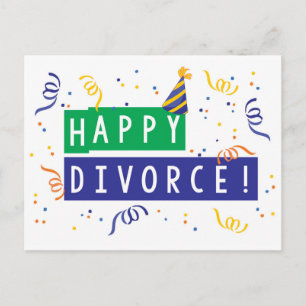 Happy Divorce Briefkaart