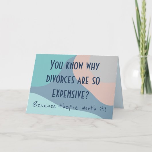 Happy Divorce Day Kaart (Voorkant)