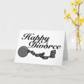 Happy Divorce! Kaart (Gele Bloem)