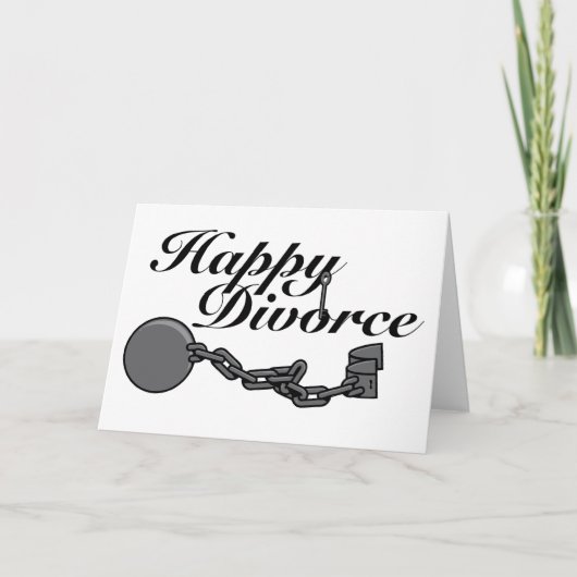 Happy Divorce! Kaart (Voorkant)
