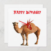 Happy Divorce Note Kaart Notitiekaartje (Voorkant / Achterkant)