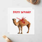 Happy Divorce Note Kaart Notitiekaartje (Voorkant / Achterkant in situ)